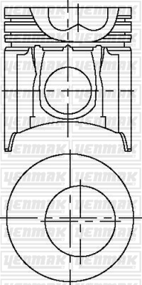 YENMAK 31-03458-000 Piston Segman Q111.76mm Std -Ford-6610 New Holland 7610 - 8010 Tm 135