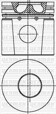 YENMAK 31-03554-030 Piston Segman Q91.225mm 030 -Land Rover-Land Rover 90 200 Tdi Discovey 300 Tdi Di/Tci Stc2982-Stc29 8220