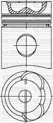 YENMAK 31-04042-000 Piston Segman Q130.18mm Std -Volvo-Td 121 F/G/Gd.Tmd 121 C.122 Gb-122 Kbe