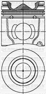 YENMAK 31-04847-025 Piston Segman Q102.25mm 025 -Iveco-F4 Ae 0481 Tector Nef 4.Cyl -F4 Ae 0681 Tector Nef Euro 3 6.Cyl- F4 Ae 0684 C