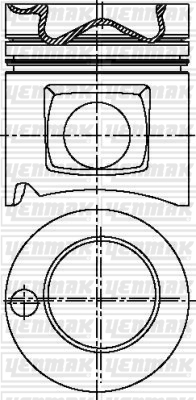YENMAK 31-04728-000 Piston Segman Q128.0mm Std -Mercedes-Om 447ha/Hla Euro1 -Om 449la Euro1