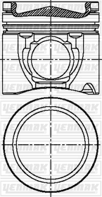 YENMAK 31-04732-000 Piston Segman Q130.0mm Std -Mercedes-Om 521 La-Om 541 La-Euro 2/Euro 3-Om 941 La-Om 942 La.Om 522 La-Om 542 La-Euro2-Euro 3