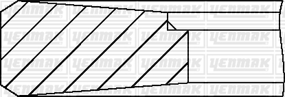 YENMAK 91-09696-000 Segman Q106.0mm Std -Mercedes-Om 924.930 Euro 5-Om 926.960 Euro 4/5