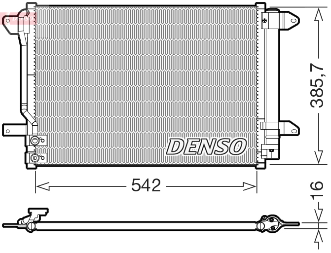 DENSO DCN32072 Condenser