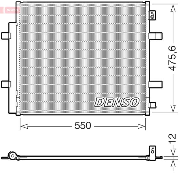 DENSO DCN32073 Condenser