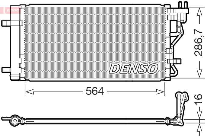 DENSO DCN41027 Condenser