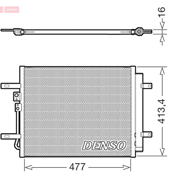 DENSO DCN41029 Condenser