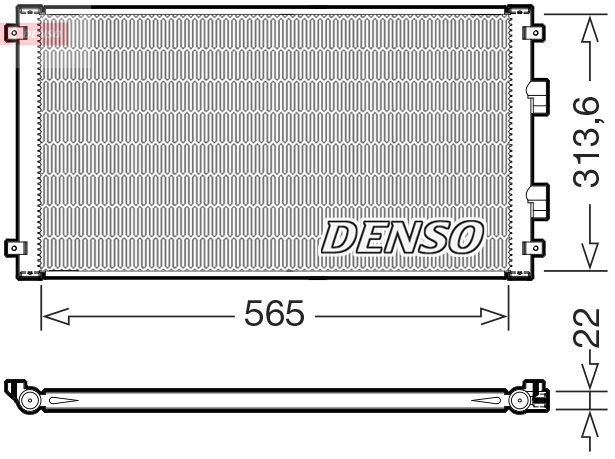 DENSO DCN46039 Condenser