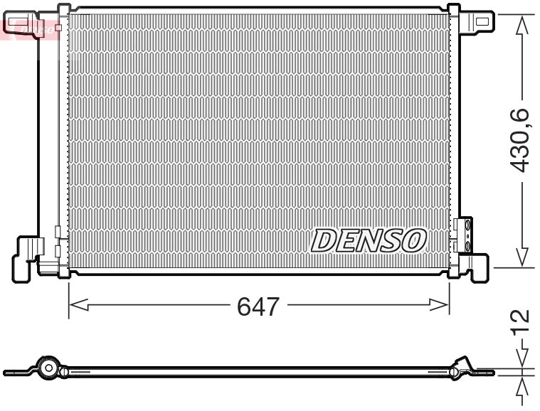 DENSO DCN02050 Condenser