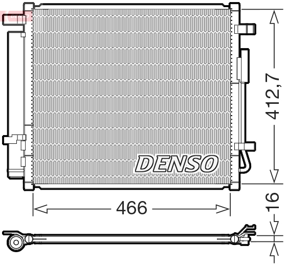 DENSO DCN41033 Condenser