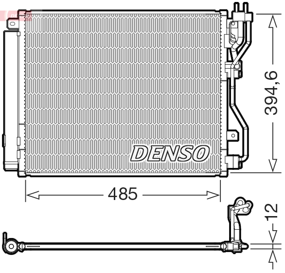 DENSO DCN43016 Condenser