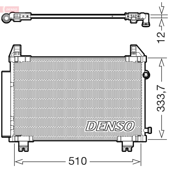 DENSO DCN50062 Condenser
