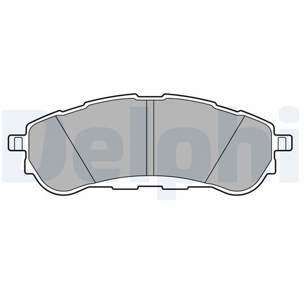 DELPHI LP3707 Arka Fren Balata Ford Ranger Tke 19> 4x4