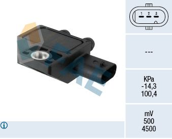 FAE 16151 Egzoz Basinc Sensoru Bmw B37 B38 B47 B48 B57 B58 F20 F40 F52 F44 F45 F46 G42 F30 F34 G20 G28 F32 F33 F36 G22 G26 F10 G30 G38 G32 G11 G12 G14 G15 G16 F48 F49 F39 F25 G01 G08 F26 G02 F15 G05 G18 F95 G06
