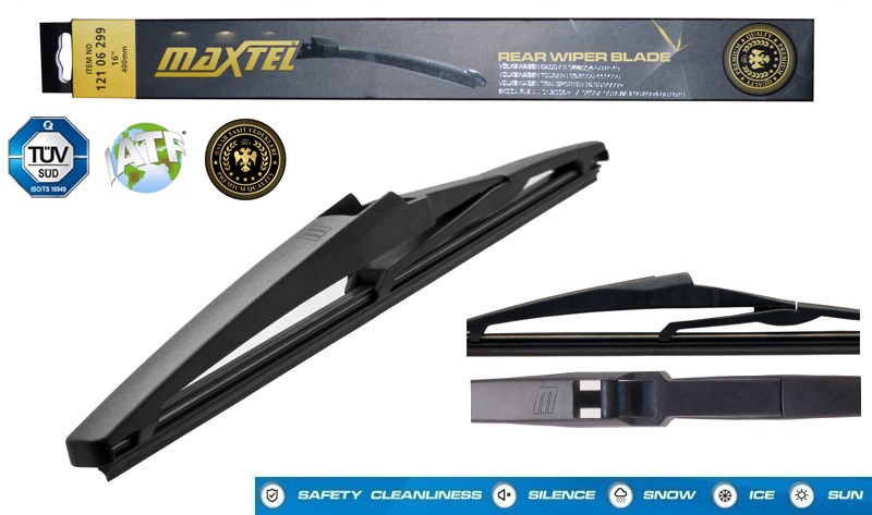MAXTEL 12201911 Plastik Arka Silecek Süpürgesi Plastik Arka Silecek Üniversal 11 -275 Mm 11 275 Mm