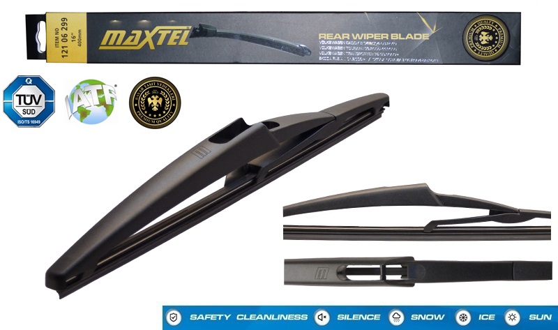MAXTEL 12201912 Plastik Arka Silecek Süpürgesi Plastik Arka Silecek Üniversal 12 -300 Mm 12 300 Mm