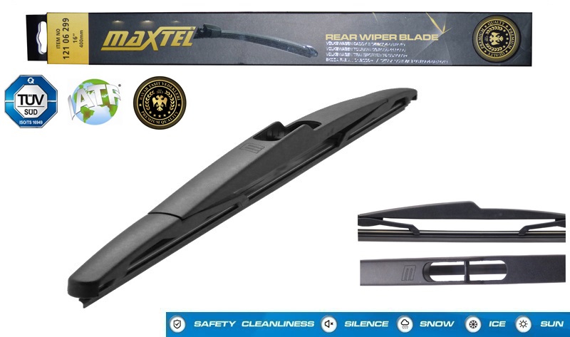 MAXTEL 12201914 Plastik Arka Silecek Süpürgesi Plastik Arka Silecek Üniversal 14 -350 Mm 14 350 Mm