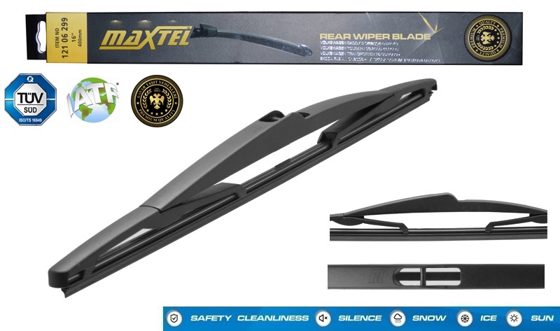 MAXTEL 12201916 Plastik Arka Silecek Süpürgesi Plastik Arka Silecek Üniversal 16 -400 Mm 16 400 Mm