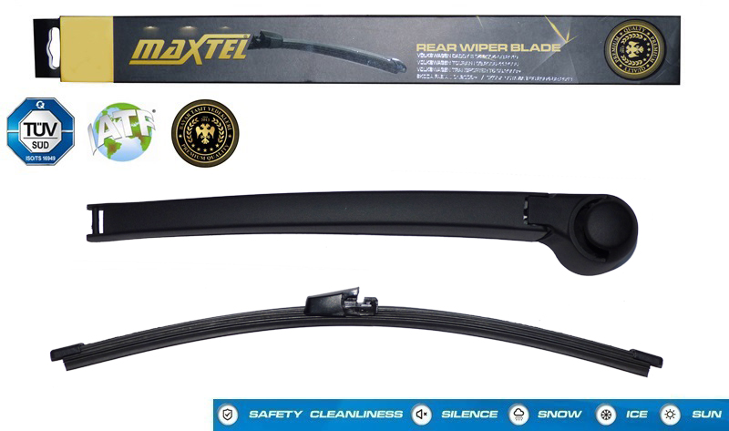 MAXTEL 12606434 Arka Silecek Süpürgesi Kollu Tiguan 5n1.5n2 2007-2015 Fiskiyeli 13 330 Mm