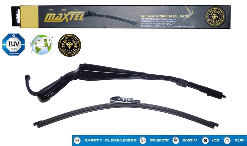 MAXTEL 12608469 Arka Silecek Süpürgesi Kollu Viano 639 2005-2014 Fiskiye Hortumlu 16 410 Mm