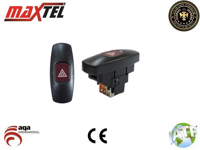 MAXTEL 16205109 Dörtlü Flaşer Anahtari Marae-Brava 7 Pin