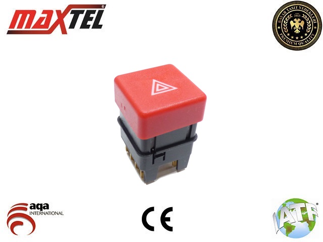 MAXTEL 16205131 Dörtlü Flaşer Anahtari Doğan Slx 7 Pin