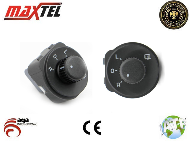 MAXTEL 16620567 Ayna Ayar Düğmesi Octavia Ii 6pin Isitmali