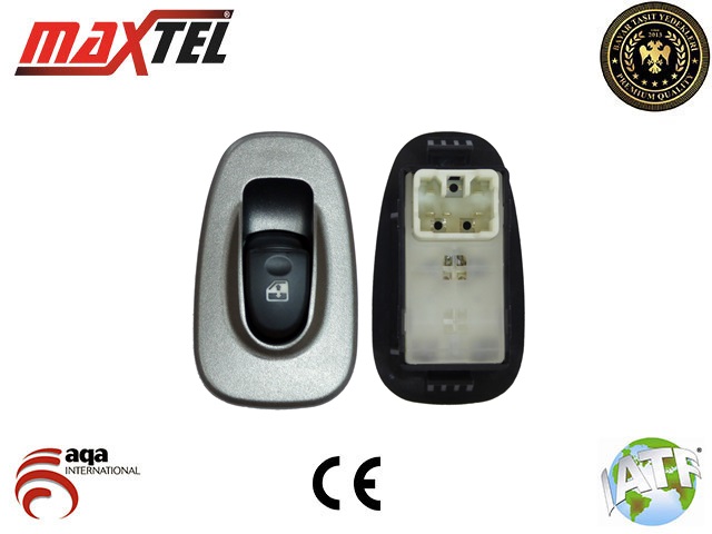 MGA-31286 Cam Acma Dugmesi Arka Sag/Sol Tekli (Hyundai  Accent 03/06 Admira )