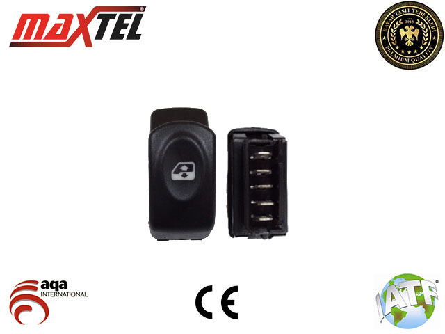 ZSW1004 Cam Acma Anahtari Tekli Turuncu Isik 5 Pin Renault Megane I 1996-2003
