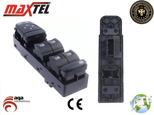 MAXTEL 18204253 Cam Kaldirma Anahtari Megane Iv Ayna Katlamasiz 24p