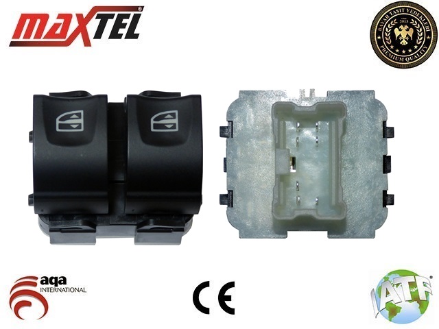 MAXTEL 18204722 Cam Kaldirma Anahtari Clio Iv Sol 7 Pin Beyaz