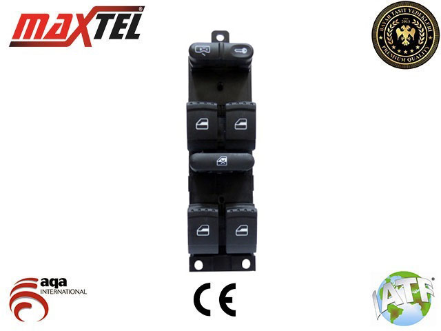 MAXTEL 18206001 Cam Kaldirma Anahtari Bora -Golf Iv-Passat Ön Sol 9 Pin