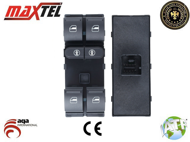 MAXTEL 18206033 Cam Kaldirma Anahtari Touareg 2002-2010 Dörtlü Sol