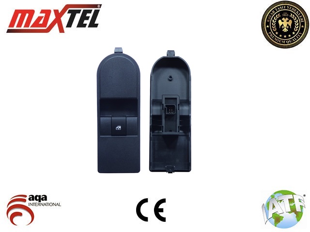MAXTEL 18207448 Cam Kaldirma Anahtari Astra H Sağ Siyah