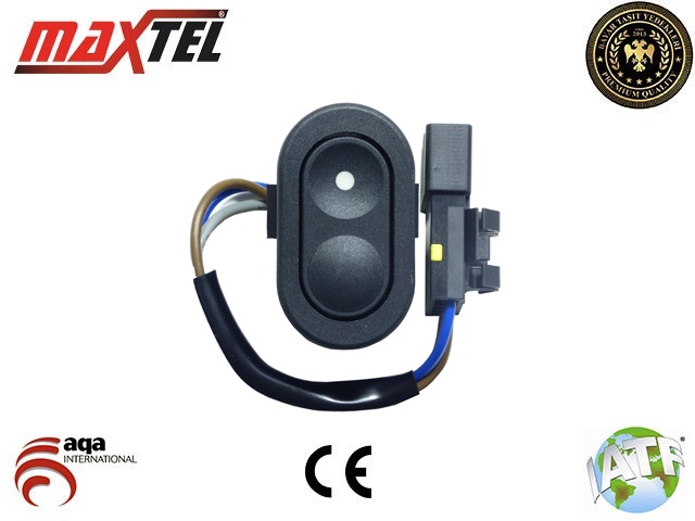 MAXTEL 18207601 Cam Kaldirma Anahtari Vectra A <94 Sağ Siyah