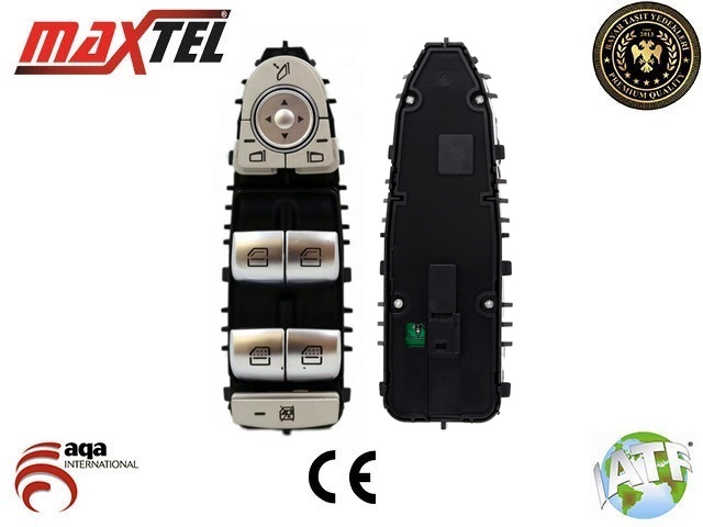 Cam Anahtari Ön Sol Sürücü W213-W222 Black-9051