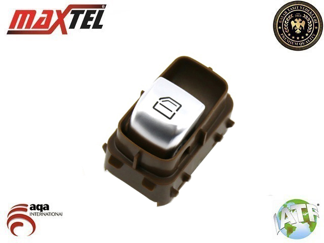 MAXTEL 18208162 Cam Kaldirma Anahtari Mercedes W205- W213-X253-W222-W 447 4 Pin Beyaz Işik Kahve