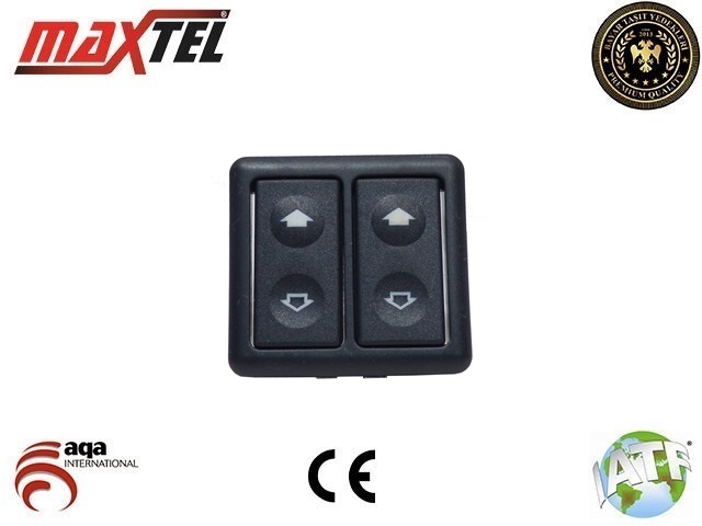 MAXTEL 18209004 Cam Kaldirma Anahtari Bmw Çiftli 12 Pin Siyah