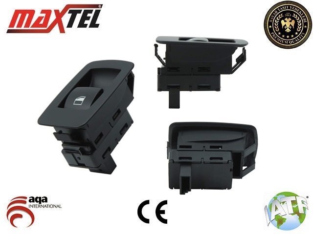 MAXTEL 18209874 Cam Kaldirma Anahtari Bmw 3 Seri E87-E90-E53-E70 Sağ Siyah