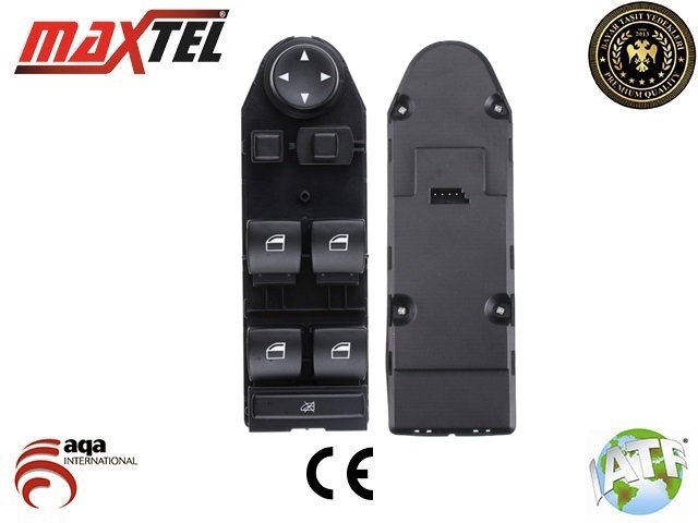 ZSW1242 Cam Acma Anahtar Grup Ayna Ayarli Cocuk Cam Kilitli Katlanir Ayna 4 Pin Bmw 5 Serisi (E60) - (E61) 2003-2010