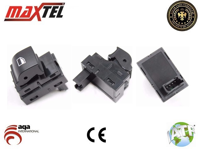 MAXTEL 18209949 Cam Acma Salteri Tekli. Siyah. 4 Pin Bmw F07 F10 F11 F18 F06 F12 F13 F01 F02 F04