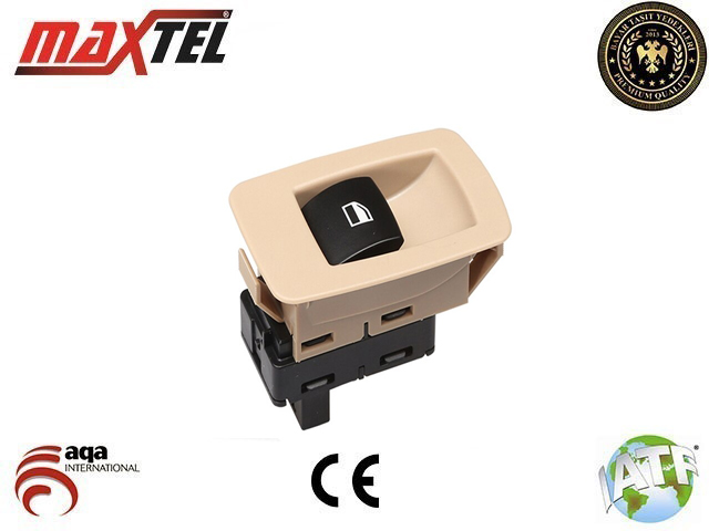 MAXTEL 18209956 Cam Kaldirma Anahtari Bmw 5 Seri E60-E61-E83 4 Pin Sağ Bej