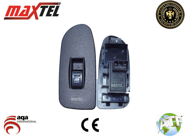 MAXTEL 18216002 Cam Kaldirma Anahtari Pregio Sag 5 Pin Tekli Kasali