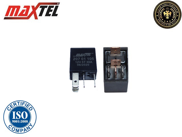 MAXTEL 20701105 Röle Micro Röle 12 V 5 Pin 30a