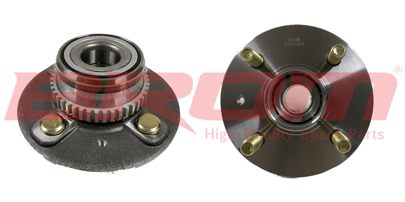 BROM HY61004 Arka Teker Poryasi Rulmanli Hyundai Accent Milenyum Admire 00-05 - Abs Siz Araçlar İçin