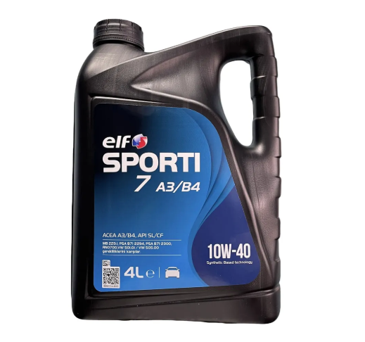 ELF 221277 Motor Yaği Elf Sporti 7 A3/B4 10w40 3b 4 Litre