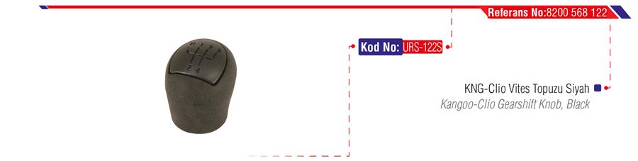 URS 122S Vites Topuzu Siyah Clio Ii-Kng Iii