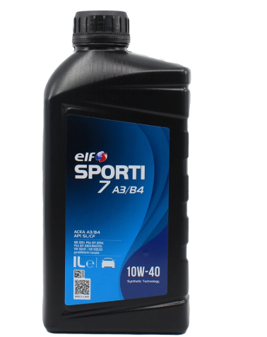 ELF 221276 Motor Yaği Elf Sporti 7 A3/B4 10w40 12b 1 Litre