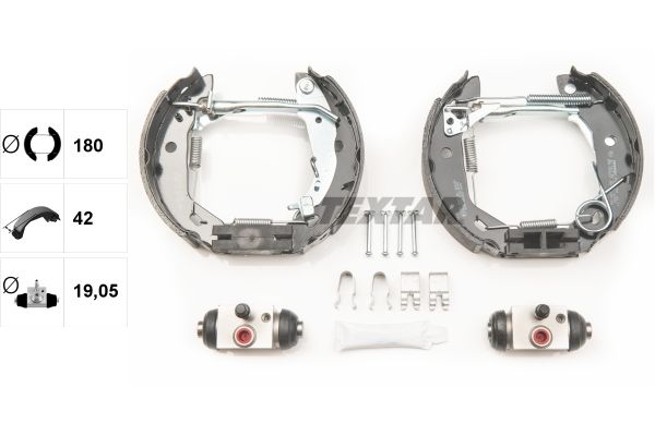 TEXTAR 84053001 Fren Balatasi Arka Park Freni Mercedes A-Class W168 Fren Merkezi Ile