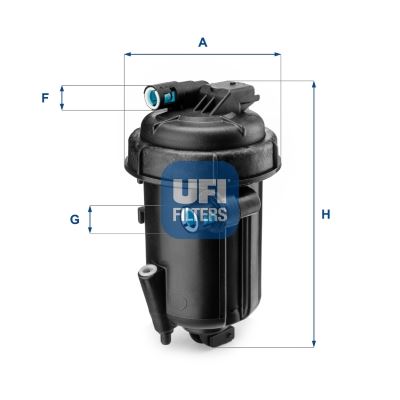 UFI 5516300 Yakit Filtresi Opel Antara 2.0 Cdti-Chevrolet Captiva -Epica-Lacetti-Nubira 2.0d 07 > Oe